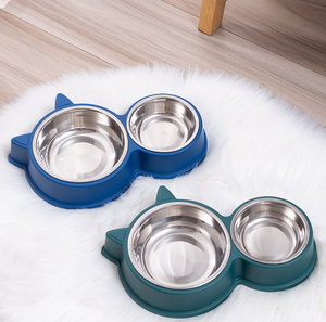 Fabricante por atacado de aço inoxidável bacia do cão bacia do cão de água do animal de estimação do alimentador de plástico - Product Image 3