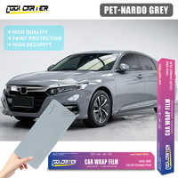 Vinilo para Envoltura de Autos PET Nardo Grey, Vinilo Mate Clásico para Carrocería, Antiarañazos, Removible, para Modificación de Autos