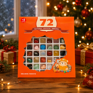 Kit di 72 Pezzi di Pietre Grezze di Cristallo Naturale, Collezione di Minerali con Tema Amore: Ametista, <span class=keywords><strong>Citrino</strong></span>, <span class=keywords><strong>Quarzo</strong></span>, Agata - Product Image 1