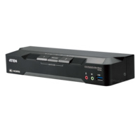 ATEN CM1942 2-Port 4K DisplayPort Dual Display Mini-Matrix Boundless KVM Switch