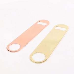 Décapsuleur de bouteille de bière AGH en acier inoxydable plat pour sublimation personnalisée avec photo - Product Image 5