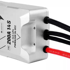 Contrôleur de vitesse électrique T-MOTOR FOC ESC V200A 14S pour hélicoptère, avion, VTOL, ailes fixes, moteur 20KG, réponse rapide PWM CAN - Product Image 4