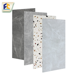 Patrón de parquet SPC de lujo impermeable hecho en China remodelación de baño antideslizante grano de mármol SPC Click Lock Floor - Product Image 5
