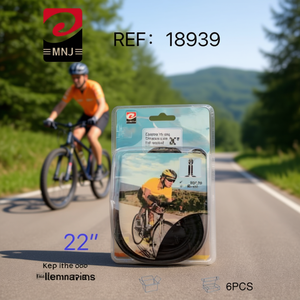 Alta Calidad # 22 Válvulas de Bicicleta Tipo Schrader, 6 Cámaras de Aire de Butilo para Bicicleta, Accesorio - Product Image 3