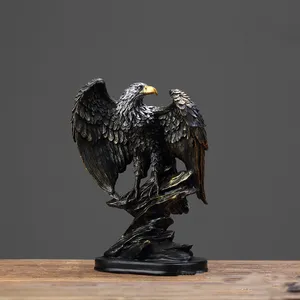 2023 Nordic Style Great Hawk Spreads Its Wings Orangutan Ornaments Decorative Eagle Figurine Resin Crafts