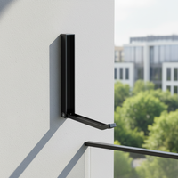 Porte-vêtements suspendu YOTO pour usage domestique, balcon, petit espace de rangement, sans perçage, pour baies vitrées, extensible, pliable, invisible