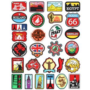 Dijes de Metal Personalizados para Zapatos, Diseño de Viaje Alrededor del Mundo, Última Moda 2025, Venta al Por Mayor - Product Image 1