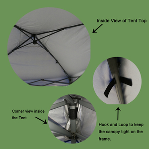 Oxford Vải Tán Sunjoy Gazebo Phụ Tùng Thay Thế Ngoài Trời Vườn Thép Nghệ Thuật Popup Gazebo - Product Image 5