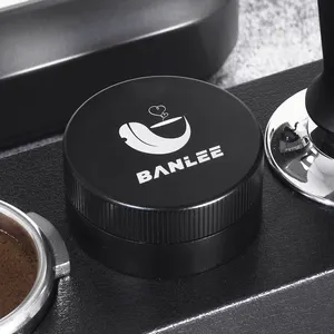 Kaffee-Nivelator mit Aluminiumlegierung Schwerkraft-Design Nivellierung Espressoversprecher Tamper 51mm 53mm 58mm Barista-Werkzeug