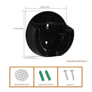 Portafiltro per caffè supporto per montaggio a parete ABS durevole macchina per caffè Espresso portafiltro supporto da parete per 58mm 51mm Tamper per caffè - Product Image 3