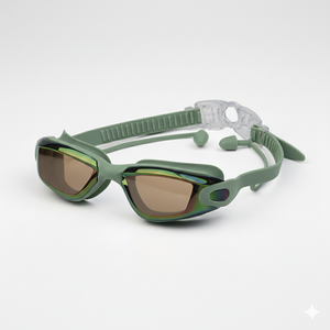 LANTING Gafas De Natación,Antivaho Gafas,Premium Cómodo Gafas De Natación Tapones Para Los Oídos