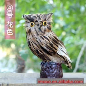 Prix usine oiseaux modèle plume artificielle oiseau artisanat Figurines Miniature artisanat jardin ornement décoration de la maison - Product Image 6