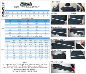Costumes pour hommes Groom Tuxedo Indian Wedding Wear Casual Man Blazer Men Solid Suit Slim Wedding Suits (Jacket + Pants) 10% - Product Image 2