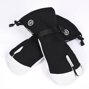 Gants de <span class=keywords><strong>ski</strong></span> chauds 3m Gants de <span class=keywords><strong>ski</strong></span> de snowboard Mitten 3 Finger Gants de <span class=keywords><strong>ski</strong></span> en cuir Gants personnalisés Hiver - Product Image 2