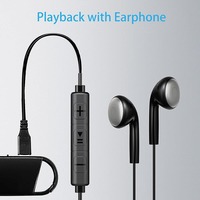 Enregistreur USB à commande vocale Porte-clés Mini Dictaphone Enregistrement sonore professionnel Lecteur flash MP3 Enregistreur audio PQ107