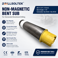 Drillsoltek - Broca de Perforación Direccional Horizontal No Magnética, Curvada, Sub 172 mm OD 1.75 °   Conexión NC50