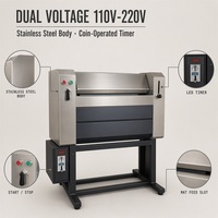 Machine à laver les tapis de sol de voiture, à monnayeur, en libre-service, en acier inoxydable, 110V 220V, nettoyeur de tapis pour stations-service, vente en gros