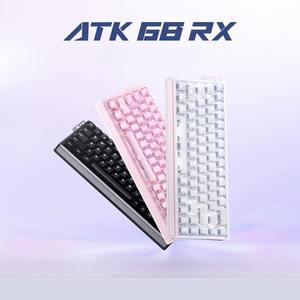 คีย์บอร์ดเกมมิ่ง ATK 68RX รุ่นปรับแต่งได้สำหรับอีสปอร์ต, โปร่งใส 0.005 มม. RT0.005 มม. 8KHz 256K 0.08MS ความหน่วงต่ำ, สวิตช์แม่เหล็กแบบกลไก - Product Image 2
