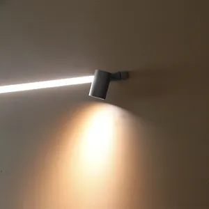 Mini LED Spot 1W 3W yüzeye monte ışık kısılabilir LED Spot aydınlatma sanat müzesi galeri