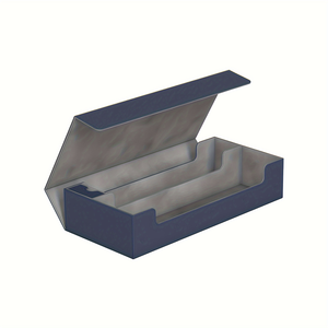 Boîte de rangement pour cartes à collectionner, boîte de rangement avec plateau à dés, <span class=keywords><strong>Torson</strong></span> 550+ en cuir PU et velours, grande capacité pour TCG MTG Yu-Gi-Oh - Product Image 4