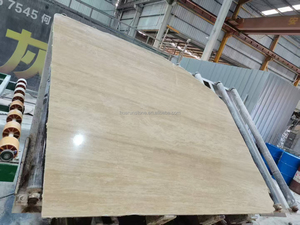 Hiện đại ý <span class=keywords><strong>travertine</strong></span> gạch tự nhiên màu be đánh bóng bề mặt không thấm nước cắt-to-kích thước đá cho sử dụng trong nhà khách sạn biệt thự - Product Image 3