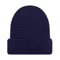 Gorro de punto tipo gofre con forro de satén, personalizable con logotipo, superventas, para exteriores, con efecto desgastado, gorro tipo calavera