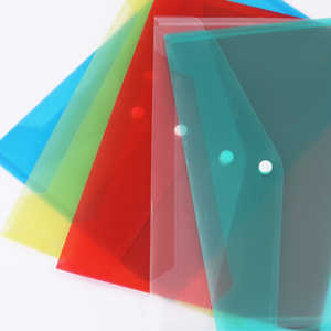 Foska China <strong>Supplier</strong> Large Capacity <strong>A4</strong> PP Transparent Colorful <strong>Filing</strong> Fill <strong>Folder</strong> Document Bag with Snap for Office Business - Product Image 4