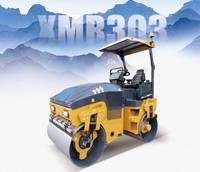 Compacteur routier mini XMR303 de 3 tonnes à faible entretien