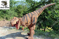 Costume de dinosaure T-Rex réaliste pour adulte, taille 4,2 m, en métal et silicone, fabriqué en Chine pour spectacle jurassique