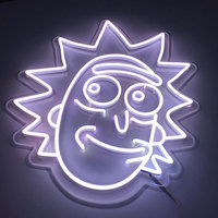 Conception gratuite Livraison directe Enseigne au néon en acrylique LED personnalisée Lumière de qualité pour les fournitures de fête à la maison Corps de lampe en PVC IP65 sans lettres quantité minimale de commande
