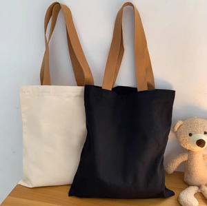 Bear Reusable Shopping Bag Canvas Cotton Shoulder Tote Bags With Custom High Quality Printing Logos