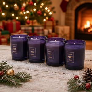 Ascena Christmas <b>Advent</b> <b>Calendar</b> <b>Candle</b> Gift Set Soy Wax Scented <b>Candles</b> in Glass Jars - Product Image 4