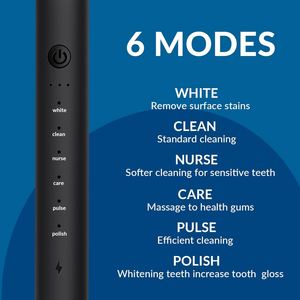 Oscillating Rotating Sonic IPX7 Waterproof Soft Electric <b>Smart</b> Toothbrush Deep Cleaning Whitening High-Frequency Vibration - Product Image 2