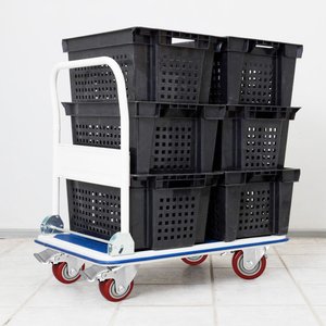 75Kg-125Kg PU Schwenk-/Feststehende Industrielle Mittelschwere Laufrolle für Transportwagen - Product Image 5