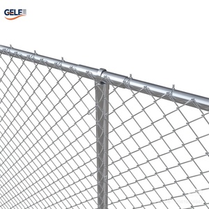 Valla de granja de eslabones de cadena para exteriores de alta resistencia, valla de césped, patio de recreo escolar, valla de malla de alambre de diamante galvanizado de seguridad - Product Image 6