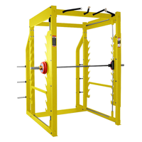 Machine Smith 3D multifonctionnelle commerciale pour la musculation à domicile, rack de puissance à mouvements multiplans avec barre de traction