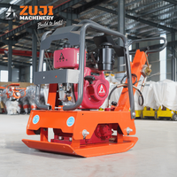 Compacteur de plaques vibrant pour asphalte ZUJI PC150 à moteur essence 6,6 CV, certifié CE, avec moteur à haute efficacité et marche arrière, pour travaux de terrassement