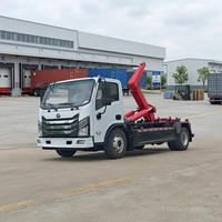 Camion benne à benne basculante Foton 12 m³ pour stations de transfert de déchets municipaux et assainissement des parcs industriels