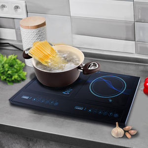 Appuyez sur le bouton <span class=keywords><strong>moins</strong></span> <span class=keywords><strong>cher</strong></span> cuisinière à <span class=keywords><strong>induction</strong></span> à double brûleur avec 2 plaques de cristal - Product Image 4