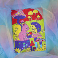WingArt Forest Art Kit Intriguant Peinture par Numéro Peinture sur Toile avec Verser Acrylique Premium Set Packaging
