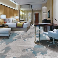 Moquette de couloir d'hôtel 5 étoiles au design moderne, tuftée à la machine, moquette murale de luxe en nylon pour hall d'hôtel, salle de banquet, casino