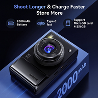 Appareil photo numérique compact pour enfants, pas cher, 4K, zoom 16x, capteur CCD, professionnel, pour la photographie en extérieur