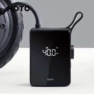 Bomba de aire eléctrica para coche <span class=keywords><strong>HOTO</strong></span>, compresor de aire para coche, Mini inteligente, Digital, portátil, inalámbrico, detección de bomba de aire para neumáticos, coche, bicicleta, motocicleta - Product Image 1