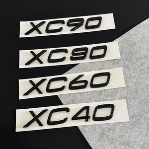 สติกเกอร์โลโก้ติดท้ายรถด้านหลังรถสติกเกอร์ติด XC60โลโก้รถวอลโว่สีดำ XC90 S80 S40 XC40 S60 V40 <span class=keywords><strong>V50</strong></span> V60 C30ติดตั้งง่าย - Product Image 6