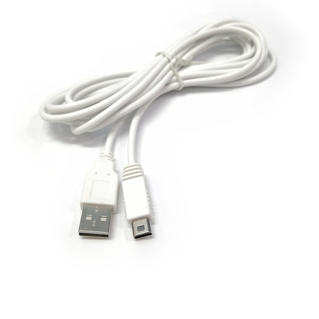 USB Cable for Wii U Controller Charging Cable-Data Power Extend Cord for Game Console Gamepad Charge Cable