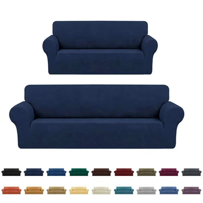 Spandex Non Slip Soft Couch Slipcover Washable Furniture Protector Super Stretch Chair Sofa Cover