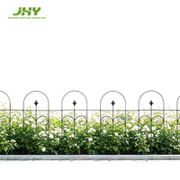 Valla Metálica para Jardín de Diseño Moderno, Recubierta de Polvo, Suministro Directo de Fábrica