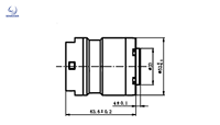 Module de joint à engrenages planétaires SSR42P7-E2-D-1, moteur à couple sans cadre 24VDC avec encodeur et driver intégrés, 7Nm 11.5Nm CAN RS485