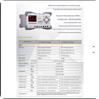 Régulateur de tension DC linéaire programmable DP832A 195W, alimentation à 3 canaux 30V/3A 5V/3A