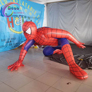 Modèle de dessin animé gonflable géant le plus populaire garçon décoration de fête d'anniversaire homme araignée gonflable - Product Image 1